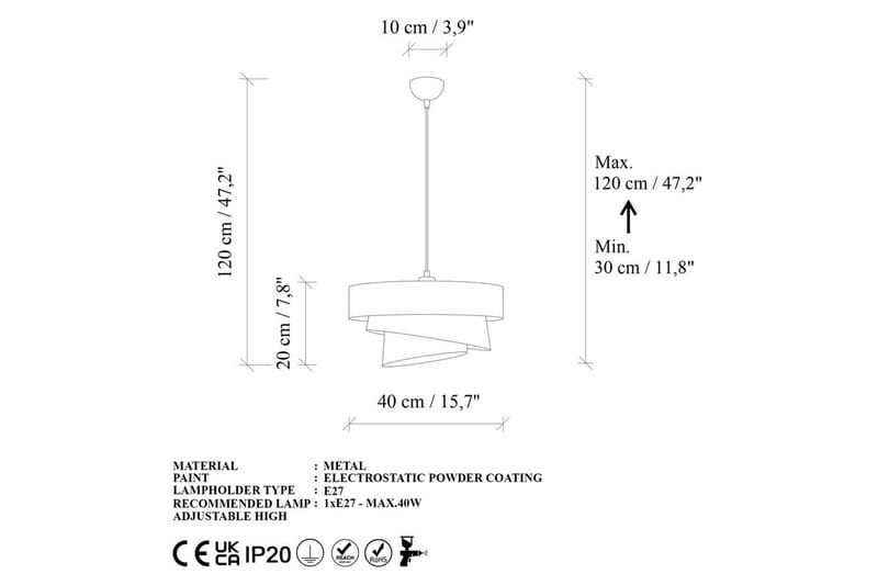 Kattovalaisin Miwako Vaaleanruskea - Vaaleanruskea - Valaistus - Sisävalaistus & lamput - Erikoisvalaisin - Riisipaperivalaisin