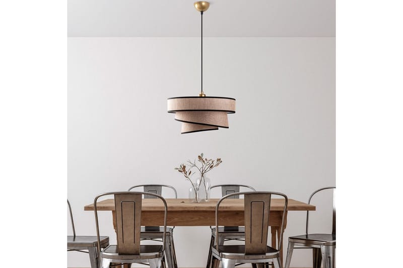 Kattovalaisin Miwako Vaaleanruskea - Vaaleanruskea - Valaistus - Sisävalaistus & lamput - Erikoisvalaisin - Riisipaperivalaisin