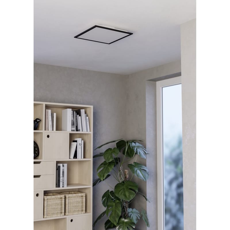 Kattovalaisin Moradillo - Musta, 393x393 mm - Valaistus - Sisävalaistus & lamput - Erikoisvalaisin - Tiffanylamppu