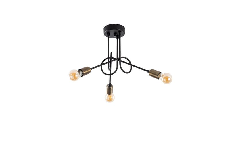 Kattovalaisin Ranju Musta / Antiikkinen Kolme pistorasiaa - Kolme pistorasiaa - Valaistus - Sisävalaistus & lamput - Erikoisvalaisin - Riisipaperivalaisin