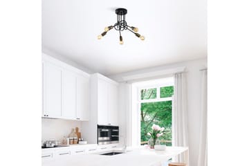 Kattovalaisin Ranju Musta / Antiikkinen Viisi Pistoketta - Viisi Pistoketta - Valaistus - Sisävalaistus & lamput - Keittiövalaisin - Kattovalaisin keittiö