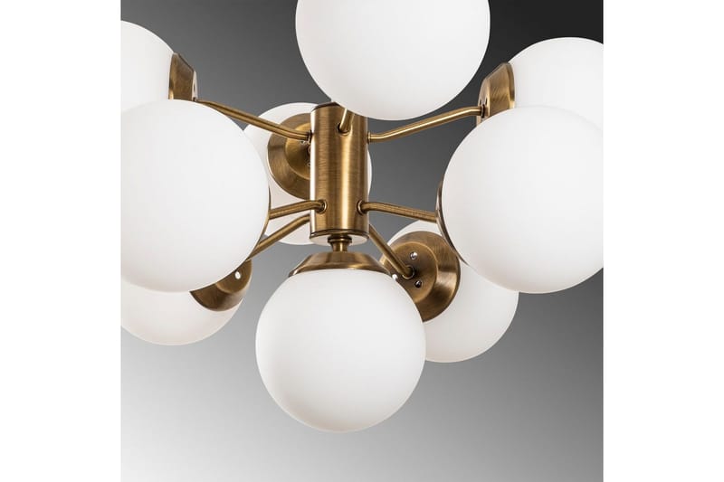 Kattovalaisin Ranpal-kimppu vintage / valkoinen - Valkoinen - Valaistus - Sisävalaistus & lamput - Erikoisvalaisin - Riisipaperivalaisin