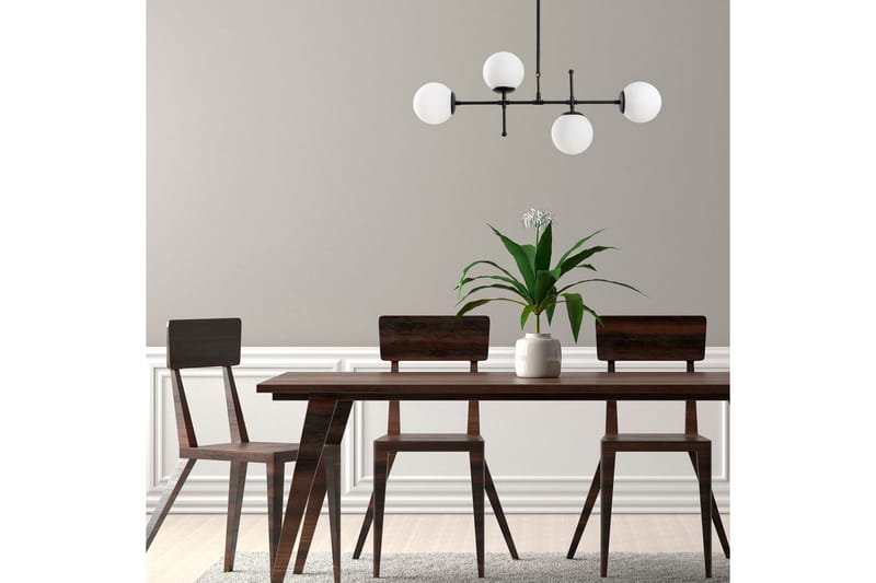 Kattovalaisin Ranpal Musta - Musta - Valaistus - Sisävalaistus & lamput - Erikoisvalaisin - Riisipaperivalaisin