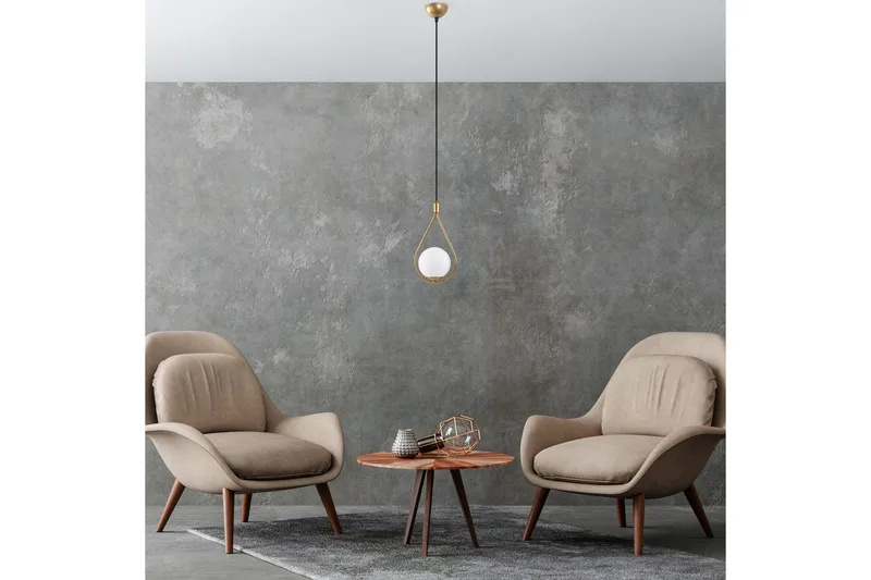 Kattovalaisin Ranpal Single Kulta - Kulta - Valaistus - Sisävalaistus & lamput - Erikoisvalaisin - Riisipaperivalaisin