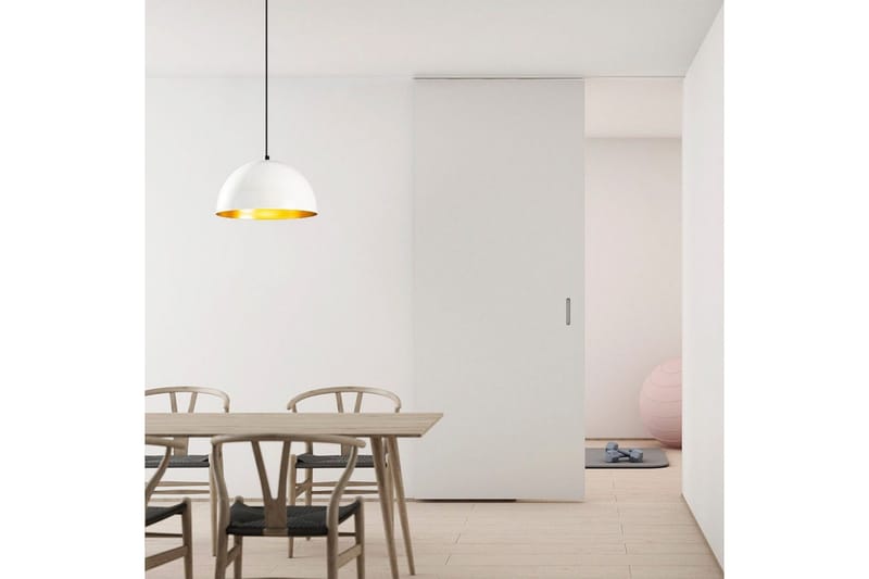 Kattovalaisin Rantesh Valkoinen - 30 x 30 cm - Valaistus - Sisävalaistus & lamput - Erikoisvalaisin - Riisipaperivalaisin