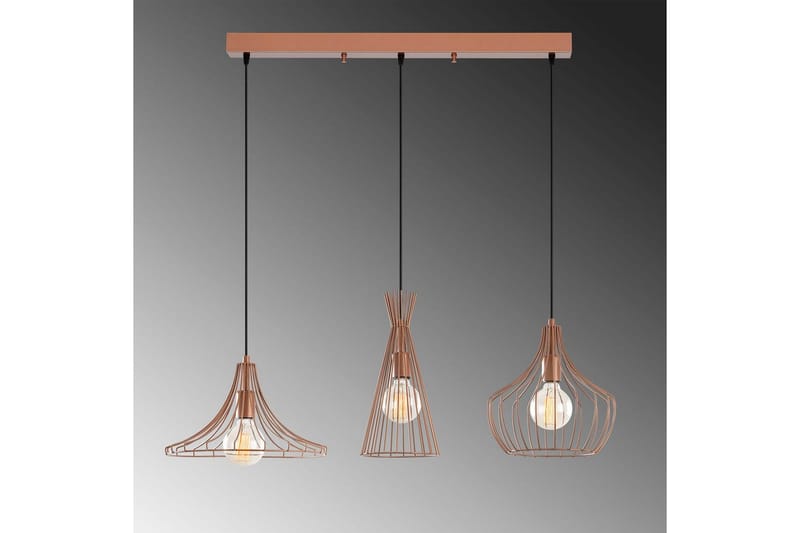 Kattovalaisin Renla Kupari - Kupari - Valaistus - Sisävalaistus & lamput - Erikoisvalaisin - Riisipaperivalaisin