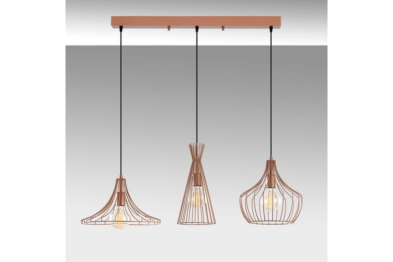 Kattovalaisin Renla Kupari - Kupari - Valaistus - Sisävalaistus & lamput - Erikoisvalaisin - Riisipaperivalaisin