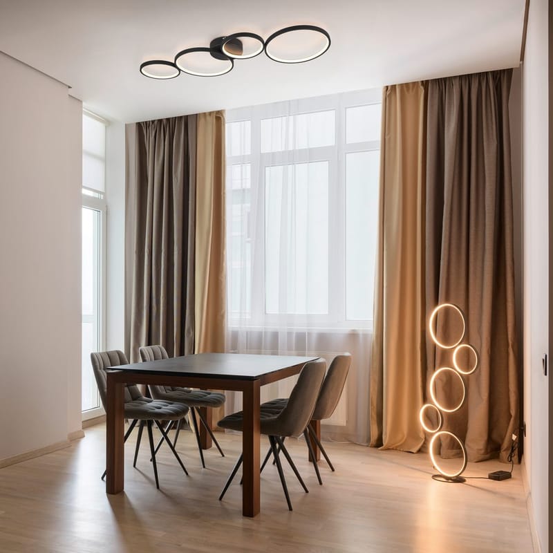 Kattovalaisin Rondo - Mattamusta - Valaistus - Sisävalaistus & lamput - Erikoisvalaisin - Tiffanylamppu