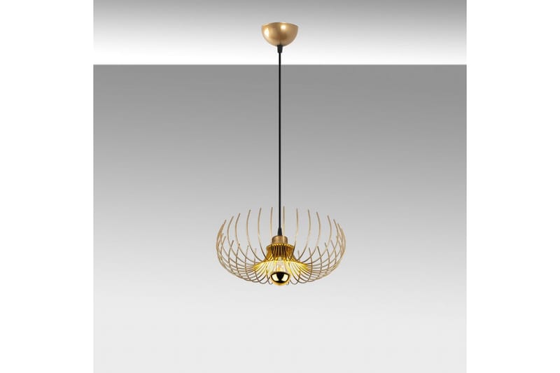 Kattovalaisin Sadortel Kulta - Kulta - Valaistus - Sisävalaistus & lamput - Erikoisvalaisin - Riisipaperivalaisin