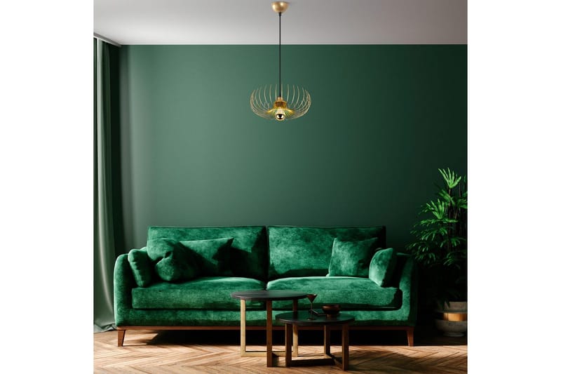 Kattovalaisin Sadortel Kulta - Kulta - Valaistus - Sisävalaistus & lamput - Erikoisvalaisin - Riisipaperivalaisin