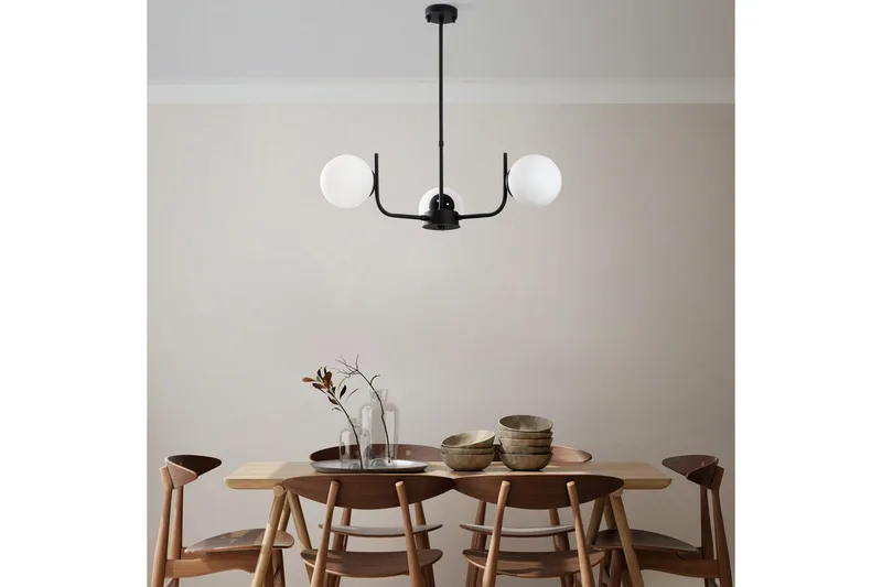 Kattovalaisin Sarvi Musta - Musta - Valaistus - Sisävalaistus & lamput - Erikoisvalaisin - Riisipaperivalaisin