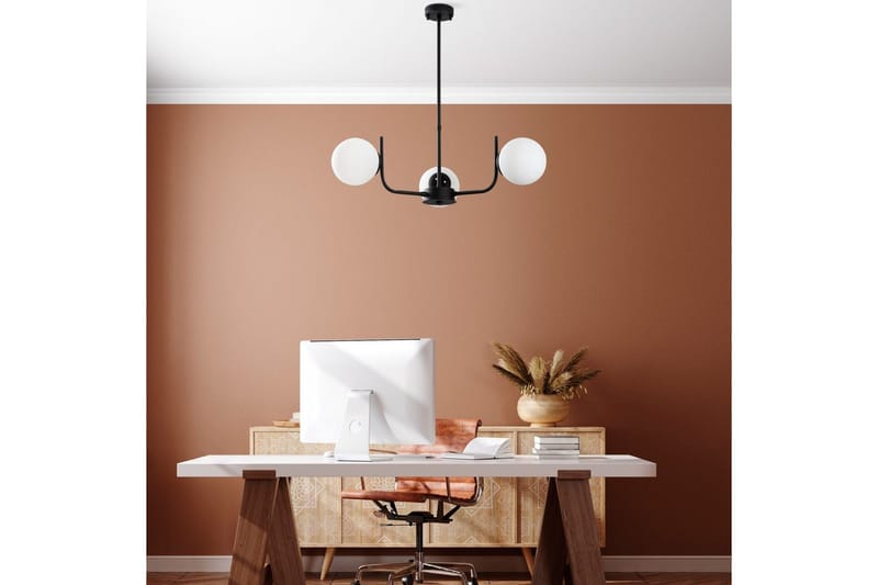 Kattovalaisin Sarvi Musta - Musta - Valaistus - Sisävalaistus & lamput - Erikoisvalaisin - Riisipaperivalaisin