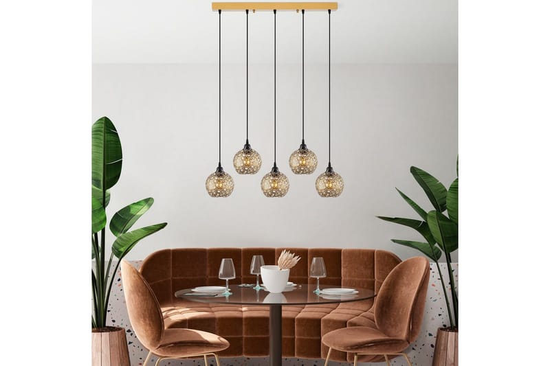 Kattovalaisin Silen Kolmoiskulta - Kulta - Valaistus - Sisävalaistus & lamput - Erikoisvalaisin - Riisipaperivalaisin