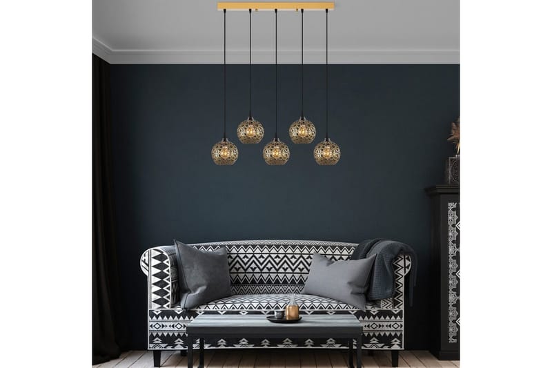 Kattovalaisin Silen Kolmoiskulta - Kulta - Valaistus - Sisävalaistus & lamput - Erikoisvalaisin - Riisipaperivalaisin