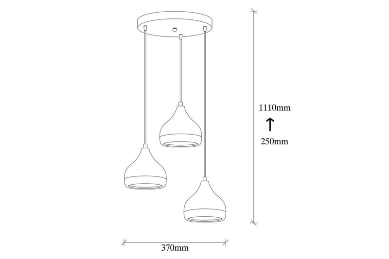 Kattovalaisin Sood Kupari / Musta - Kupari / Musta - Valaistus - Sisävalaistus & lamput - Erikoisvalaisin - Riisipaperivalaisin