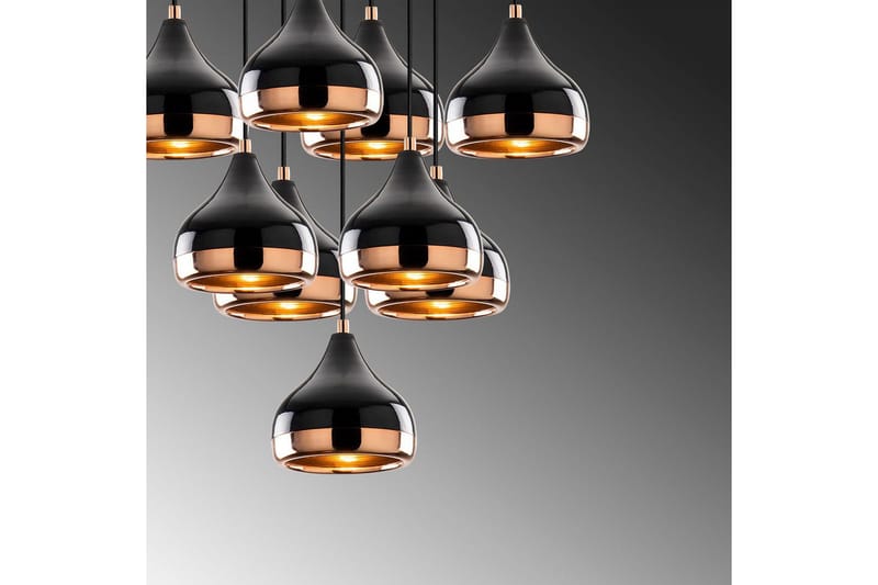 Kattovalaisin Soodn musta / kupari - Musta - Valaistus - Sisävalaistus & lamput - Erikoisvalaisin - Riisipaperivalaisin