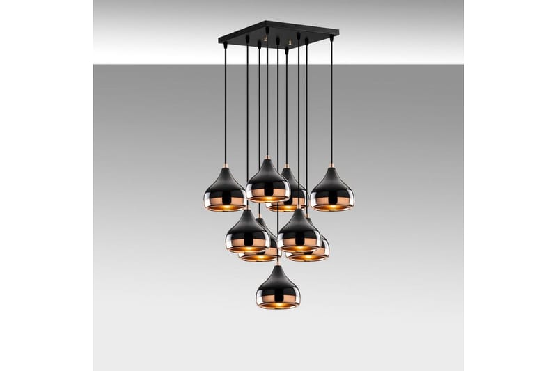 Kattovalaisin Soodn musta / kupari - Musta - Valaistus - Sisävalaistus & lamput - Erikoisvalaisin - Riisipaperivalaisin