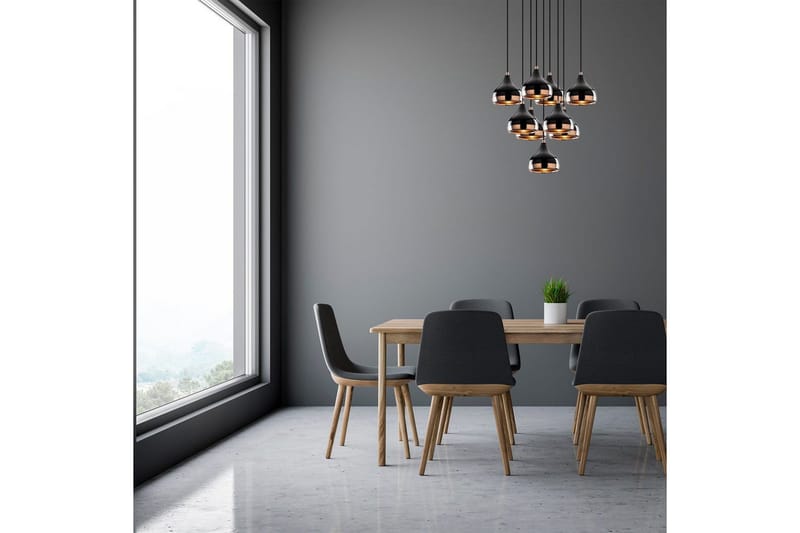 Kattovalaisin Soodn musta / kupari - Musta - Valaistus - Sisävalaistus & lamput - Erikoisvalaisin - Riisipaperivalaisin