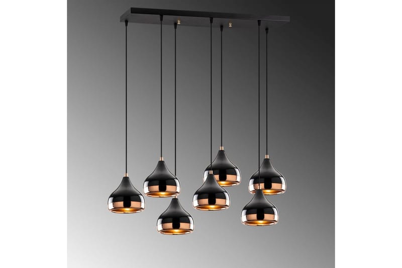 Kattovalaisin Soodn musta / kupari - Musta - Valaistus - Sisävalaistus & lamput - Erikoisvalaisin - Riisipaperivalaisin