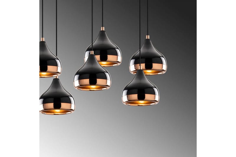 Kattovalaisin Soodn musta / kupari - Musta - Valaistus - Sisävalaistus & lamput - Erikoisvalaisin - Riisipaperivalaisin