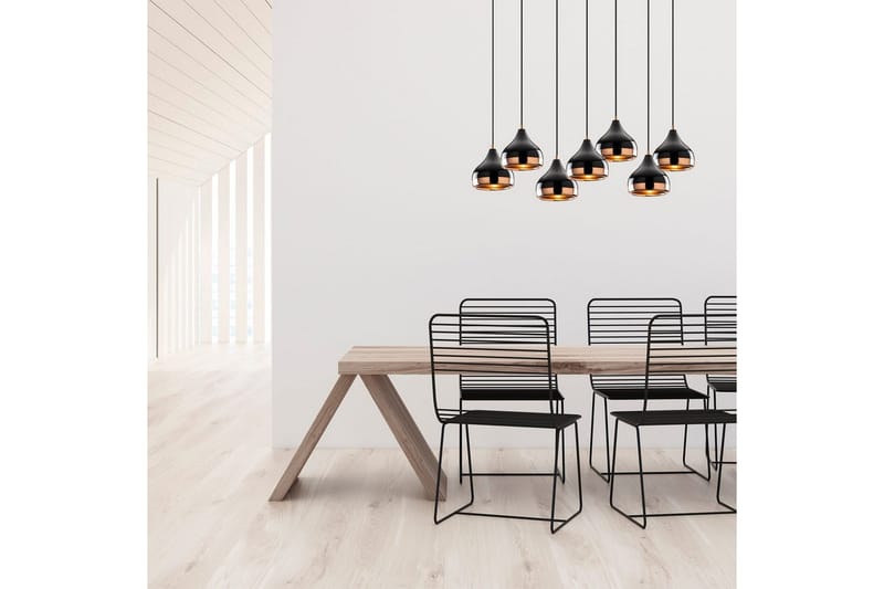 Kattovalaisin Soodn musta / kupari - Musta - Valaistus - Sisävalaistus & lamput - Erikoisvalaisin - Riisipaperivalaisin