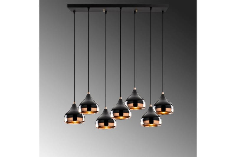 Kattovalaisin Soodn musta / kupari - Musta - Valaistus - Sisävalaistus & lamput - Erikoisvalaisin - Riisipaperivalaisin