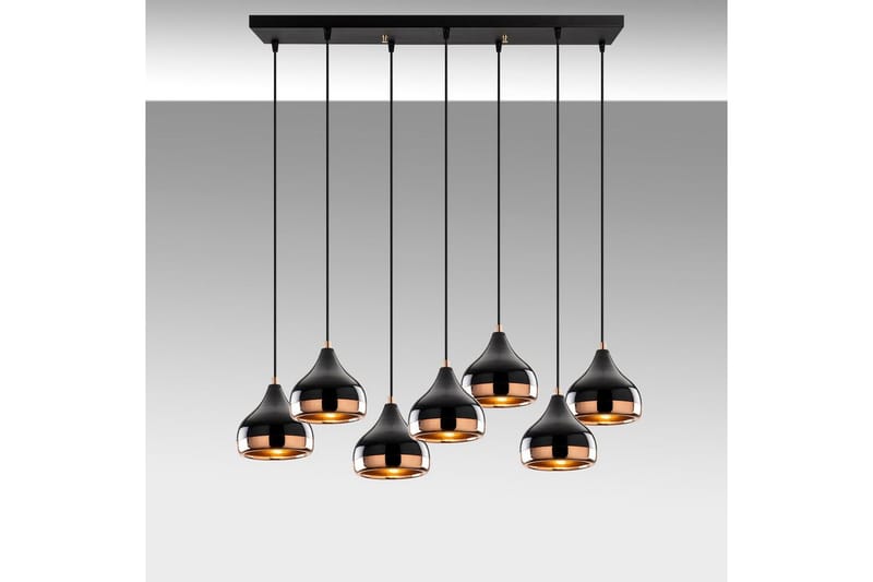 Kattovalaisin Soodn musta / kupari - Musta - Valaistus - Sisävalaistus & lamput - Erikoisvalaisin - Riisipaperivalaisin