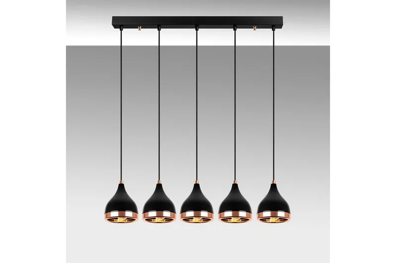 Kattovalaisin Soodne musta / kupari - Kupari/Musta - Valaistus - Sisävalaistus & lamput - Erikoisvalaisin - Riisipaperivalaisin