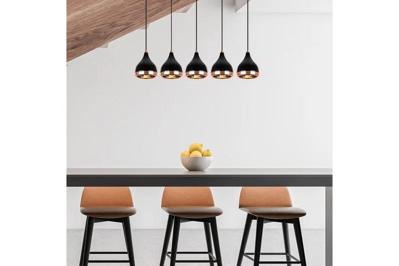 Kattovalaisin Soodne musta / kupari - Kupari/Musta - Valaistus - Sisävalaistus & lamput - Erikoisvalaisin - Riisipaperivalaisin