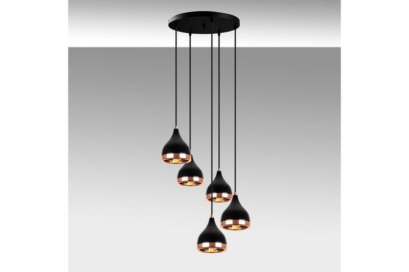 Kattovalaisin Soodne musta / kupari - Kupari/Musta - Valaistus - Sisävalaistus & lamput - Erikoisvalaisin - Riisipaperivalaisin