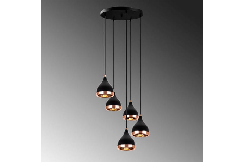 Kattovalaisin Soodne musta / kupari - Kupari/Musta - Valaistus - Sisävalaistus & lamput - Erikoisvalaisin - Riisipaperivalaisin