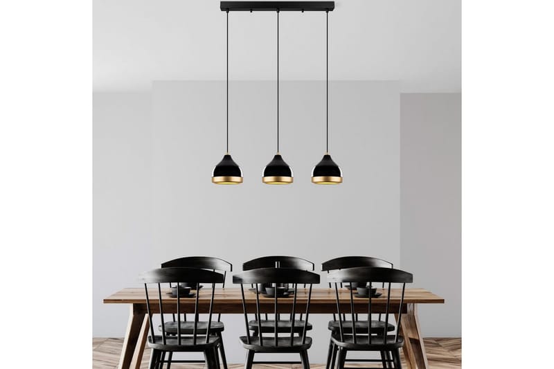 Kattovalaisin Soodni Kolme Horisontti Musta - Musta - Valaistus - Sisävalaistus & lamput - Erikoisvalaisin - Riisipaperivalaisin