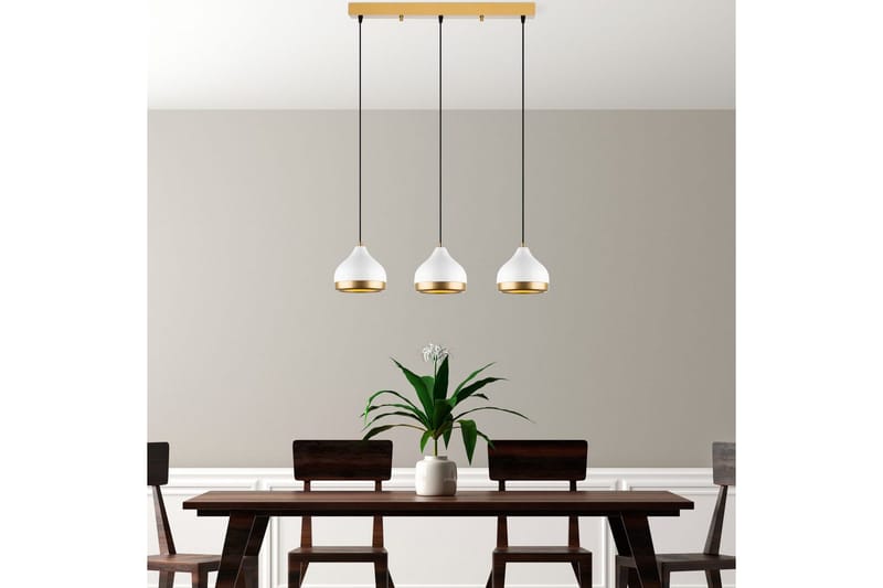 Kattovalaisin Soodni Kolme Horisontti Valkoinen - Valkoinen - Valaistus - Sisävalaistus & lamput - Erikoisvalaisin - Riisipaperivalaisin