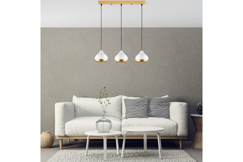 Kattovalaisin Soodni Kolme Horisontti Valkoinen - Valkoinen - Valaistus - Sisävalaistus & lamput - Erikoisvalaisin - Riisipaperivalaisin