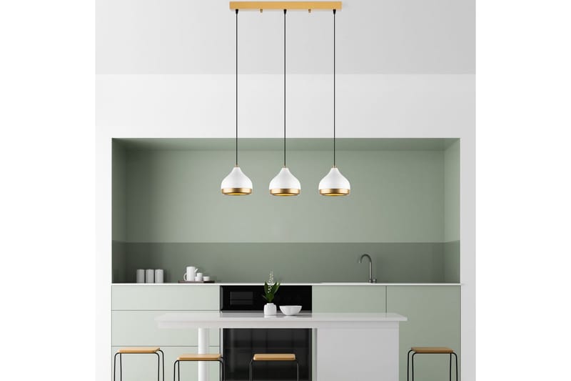 Kattovalaisin Soodni Kolme Horisontti Valkoinen - Valkoinen - Valaistus - Sisävalaistus & lamput - Erikoisvalaisin - Riisipaperivalaisin