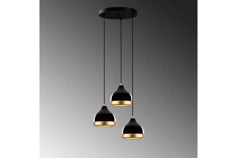 Kattovalaisin Soodni Kolme Ympyrää Musta - Musta - Valaistus - Sisävalaistus & lamput - Erikoisvalaisin - Riisipaperivalaisin