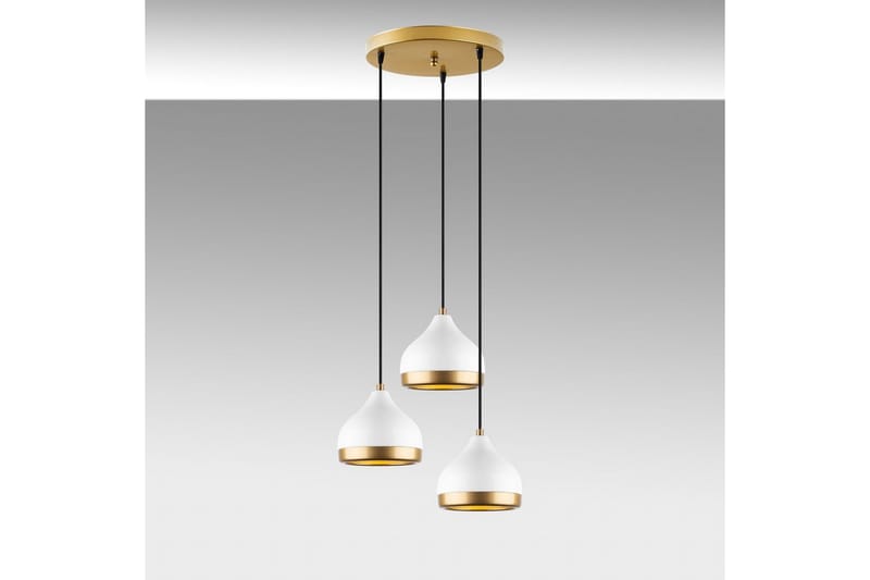 Kattovalaisin Soodni Kolme Ympyrää Valkoinen - Valkoinen - Valaistus - Sisävalaistus & lamput - Erikoisvalaisin - Riisipaperivalaisin