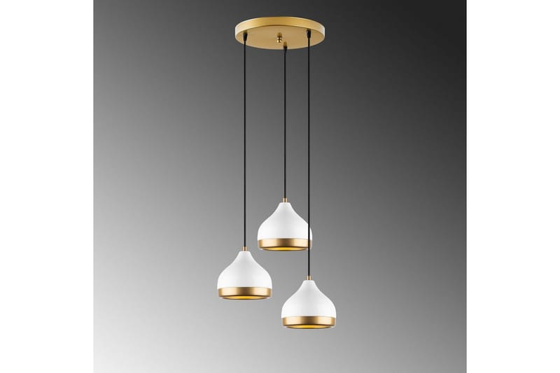 Kattovalaisin Soodni Kolme Ympyrää Valkoinen - Valkoinen - Valaistus - Sisävalaistus & lamput - Erikoisvalaisin - Riisipaperivalaisin