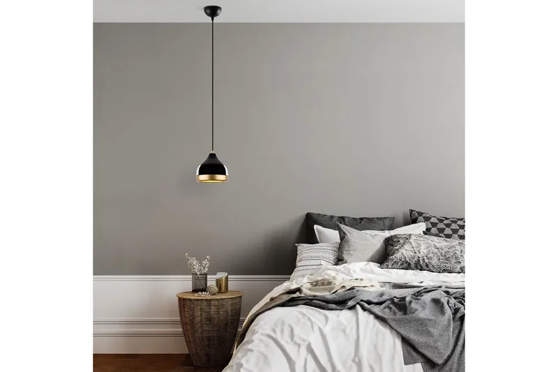 Kattovalaisin Soodni Musta - Musta - Valaistus - Sisävalaistus & lamput - Erikoisvalaisin - Riisipaperivalaisin