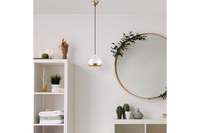 Kattovalaisin Soodni Valkoinen / Kulta - Valkoinen / Kulta - Valaistus - Sisävalaistus & lamput - Erikoisvalaisin - Riisipaperivalaisin