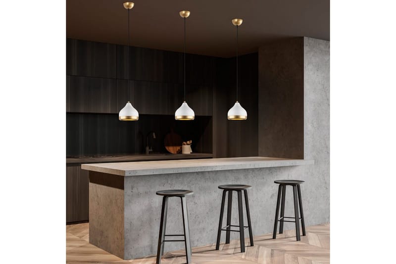 Kattovalaisin Soodni Valkoinen / Kulta - Valkoinen / Kulta - Valaistus - Sisävalaistus & lamput - Erikoisvalaisin - Riisipaperivalaisin