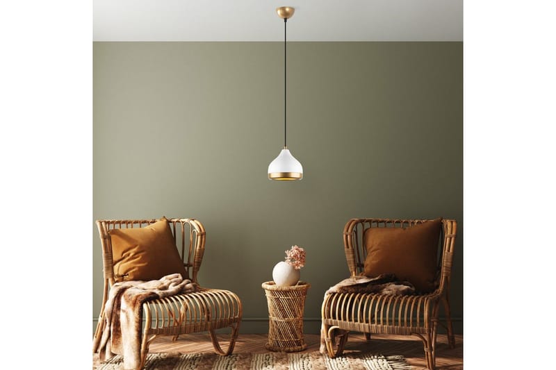 Kattovalaisin Soodni Valkoinen / Kulta - Valkoinen / Kulta - Valaistus - Sisävalaistus & lamput - Erikoisvalaisin - Riisipaperivalaisin