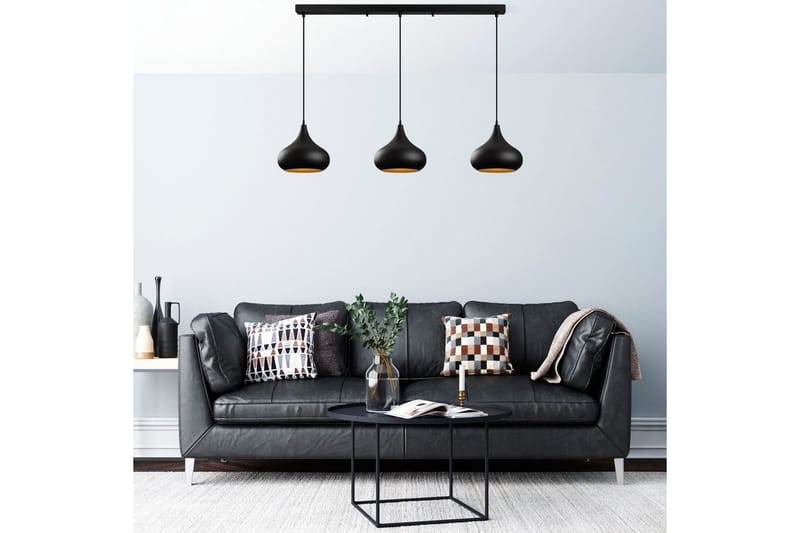 Kattovalaisin Sorna Musta - Musta - Valaistus - Sisävalaistus & lamput - Erikoisvalaisin - Riisipaperivalaisin