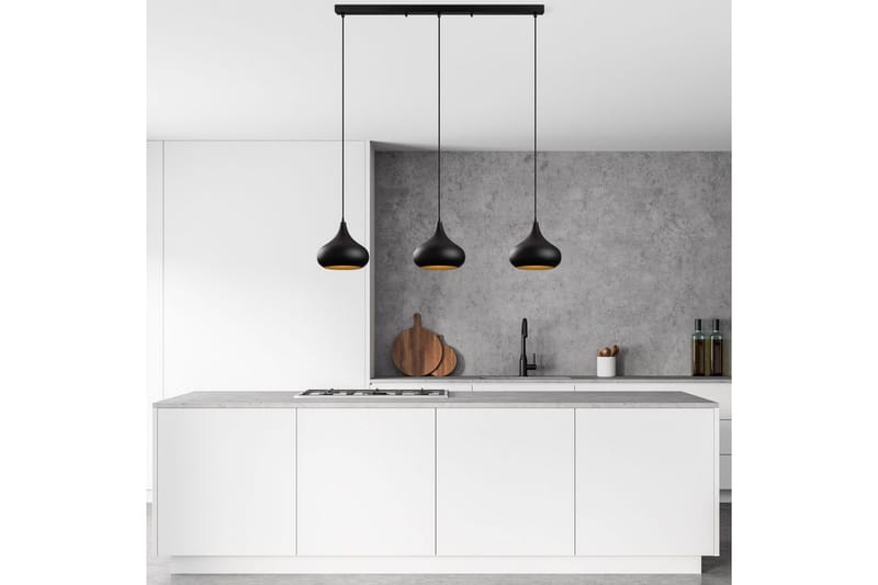 Kattovalaisin Sorna Musta - Musta - Valaistus - Sisävalaistus & lamput - Erikoisvalaisin - Riisipaperivalaisin