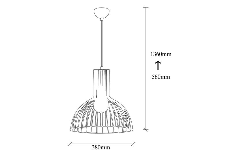 Kattovalaisin Sourab Kirkas Musta - Musta - Valaistus - Sisävalaistus & lamput - Erikoisvalaisin - Riisipaperivalaisin