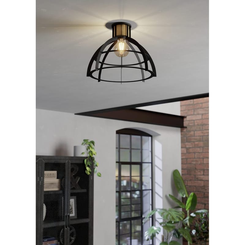 Kattovalaisin Stillington - Musta/Viilu - Valaistus - Sisävalaistus & lamput - Erikoisvalaisin - Tiffanylamppu