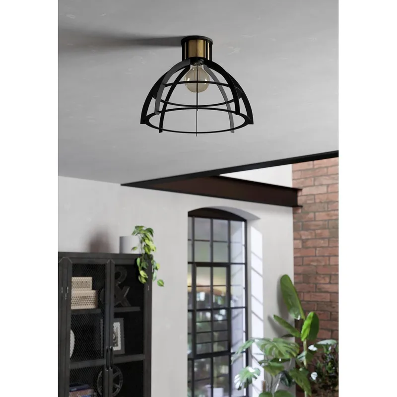 Kattovalaisin Stillington - Musta/Viilu - Valaistus - Sisävalaistus & lamput - Erikoisvalaisin - Tiffanylamppu