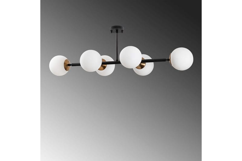 Kattovalaisin Subin Litteä Musta / Kermanvärinen - Musta / Kermanvärinen - Valaistus - Sisävalaistus & lamput - Erikoisvalaisin - Riisipaperivalaisin