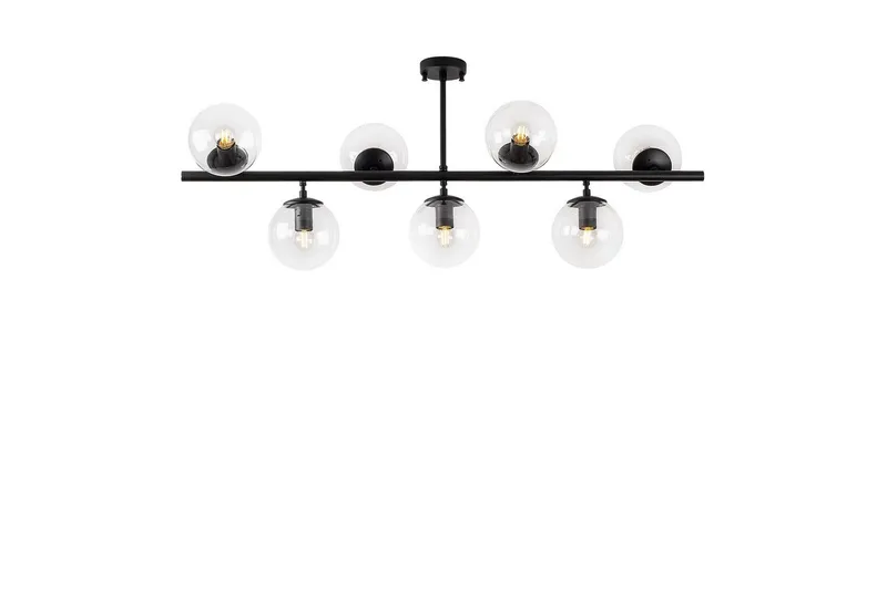 Kattovalaisin Subin Litteä Musta / Läpinäkyvä - Musta / Läpinäkyvä - Valaistus - Sisävalaistus & lamput - Erikoisvalaisin - Tiffanylamppu