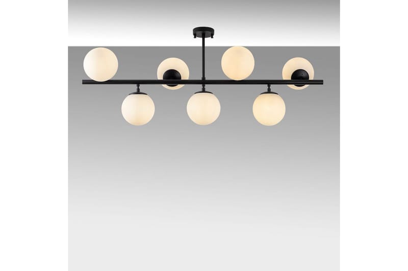 Kattovalaisin Subin Litteä Musta / Valkoinen - Musta / Valkoinen - Valaistus - Sisävalaistus & lamput - Erikoisvalaisin - Riisipaperivalaisin